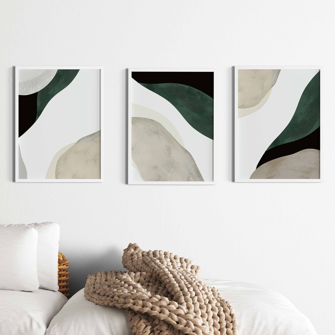 Sage Green Wall Art Modern/simple/neutral/minimal Gallery - Etsy