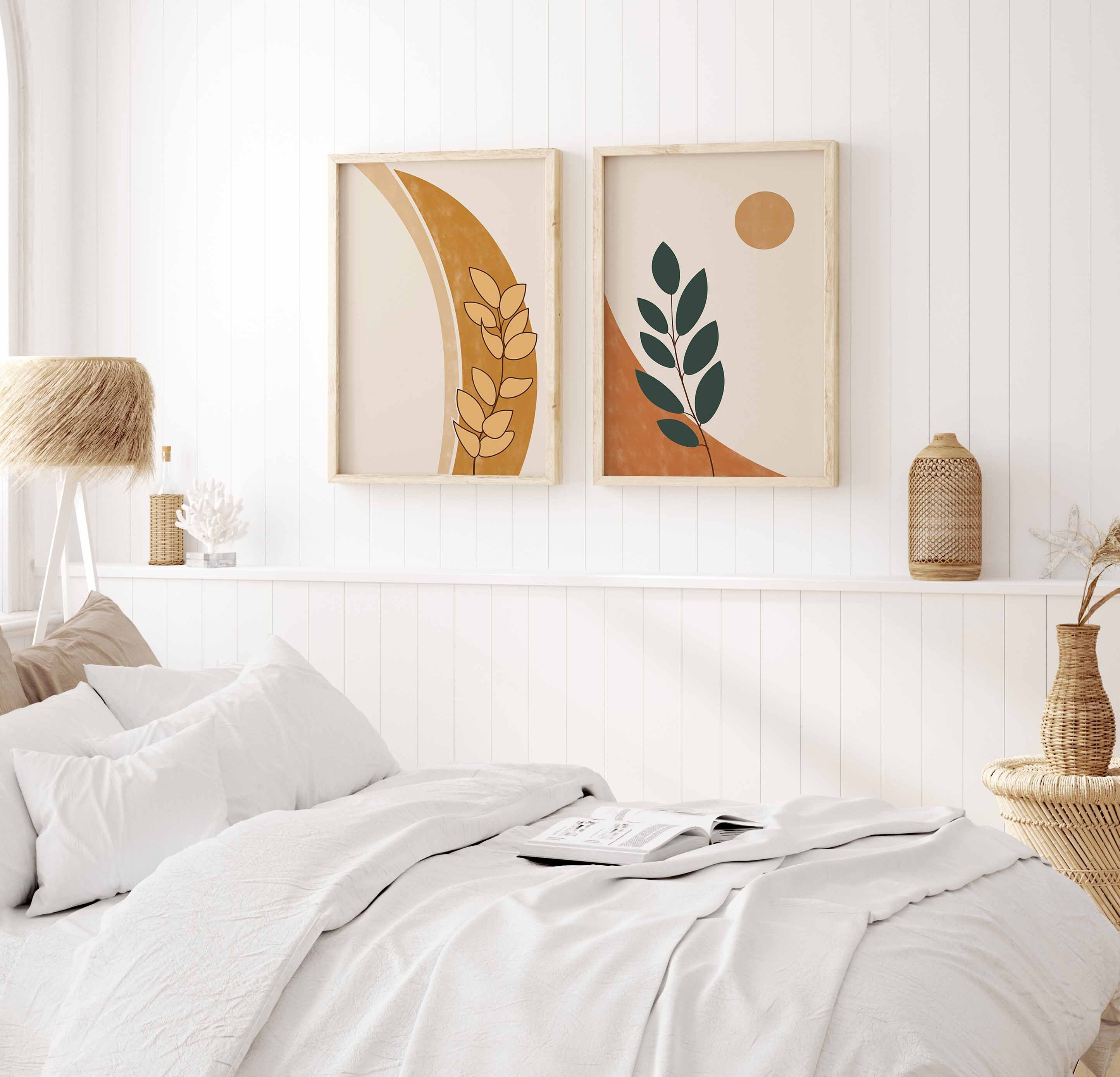 Abstract Botanical Digital Download Earth Tone Wall Art Neutral ...