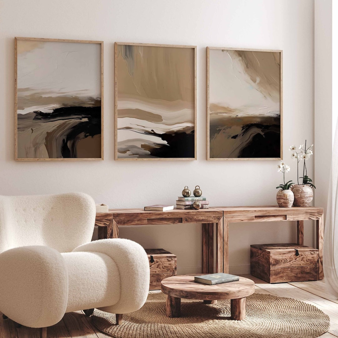 Set of 3 Printable Wall Art Living Room Art Modern Farmhouse - Etsy