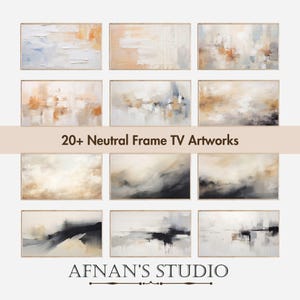 Samsung Frame Tv Art Set Neutral Frame Tv Art Modern Frame Tv Art Collection Digital Download Minimalist Frame Tv Art Beige Frame Tv Art