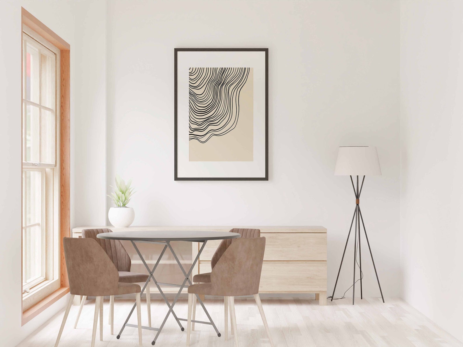 Set of 3 Prints Modern Wall Decor Print Abstract Art Digital - Etsy