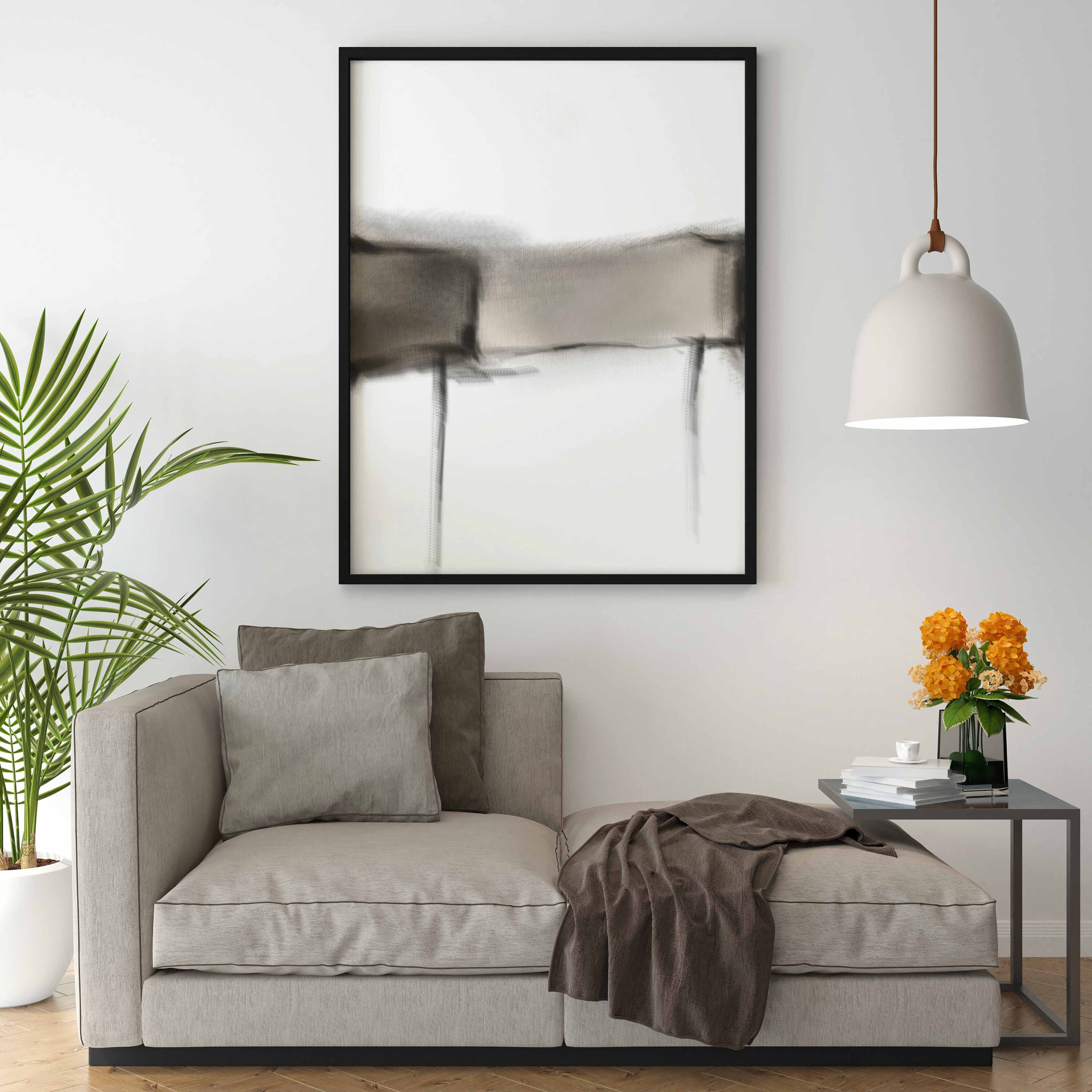 Printable Minimalist Modern Neutral Abstract Poster Gallery Wall Art ...