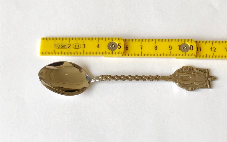 Collectors Spoon NETHERLANDS Souvenir Collectors Spoon Collectors Tea Spoon Vintage SILVER Souvenir SPOON Dutch Man With Pails