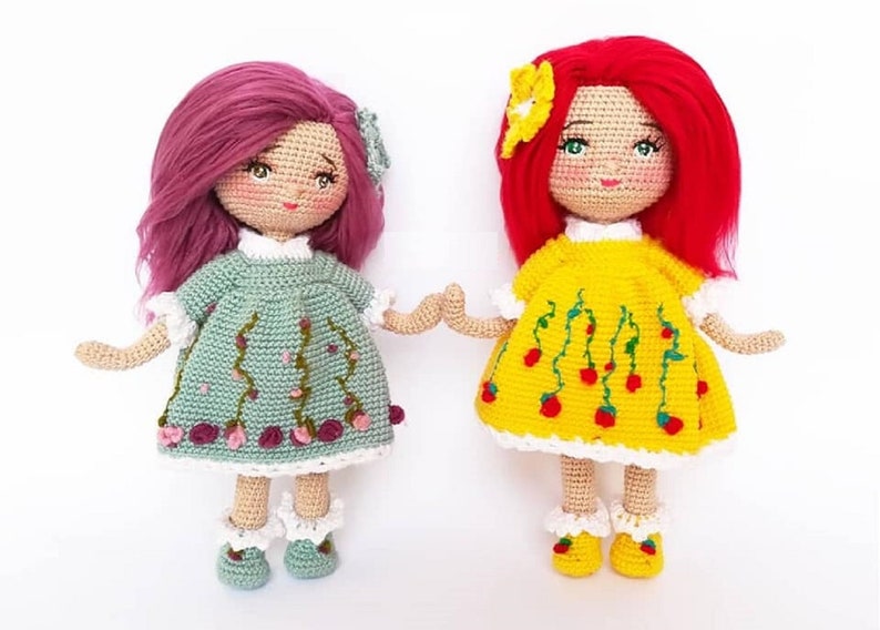 Valentine Amigurumi Doll Amigurumi Anime Doll Pattern Crochet Amigurumi Kits Crochet Toy Clothes Pdf pattern Amigurumi Doll Accessories