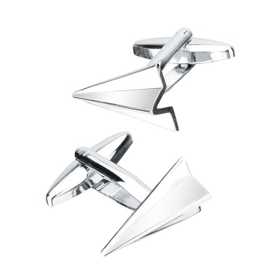 Select Gifts Cuff links Snow Cufflinks~Winter Snow Flake Cufflinks Hand Made Black Pouch