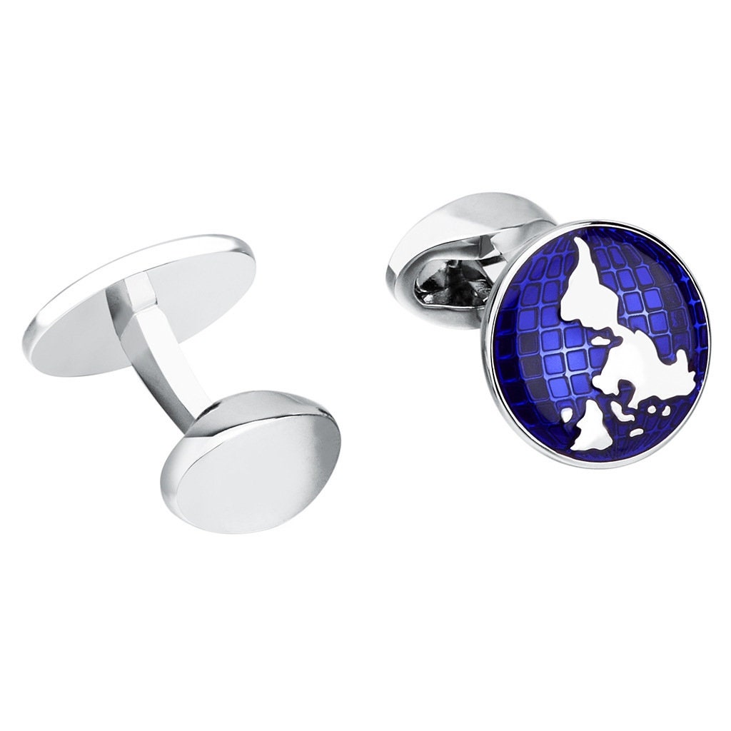 Custom cufflinks engraved alphabet wedding cuff links-planet | Etsy