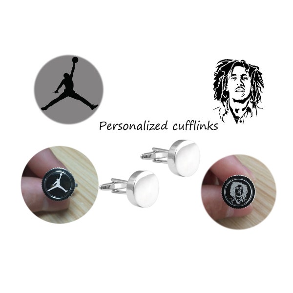 Photo Cufflinks Etsy