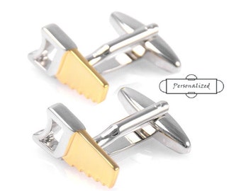 cufflinks personalised/Hammer and Pliers Tools Cufflinks Cuff Links Building a Nation House Builder Construction Cuff Links Comes with Gift
