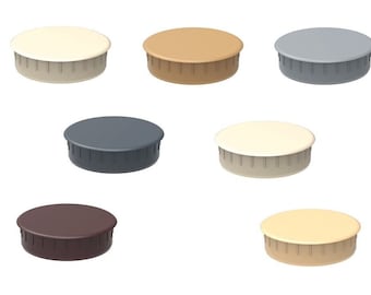 35mm Hinge Hole Cover Caps For Kitchen Cabinets - 10pk