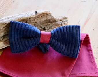 Classic Velvet Bow knots, wedding bow ties, married bow tie and clutch