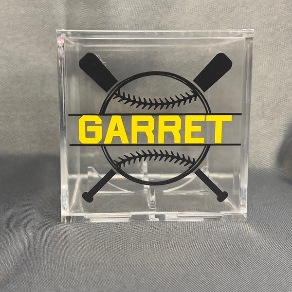 Custom Baseball Holder/Case Individual/Team