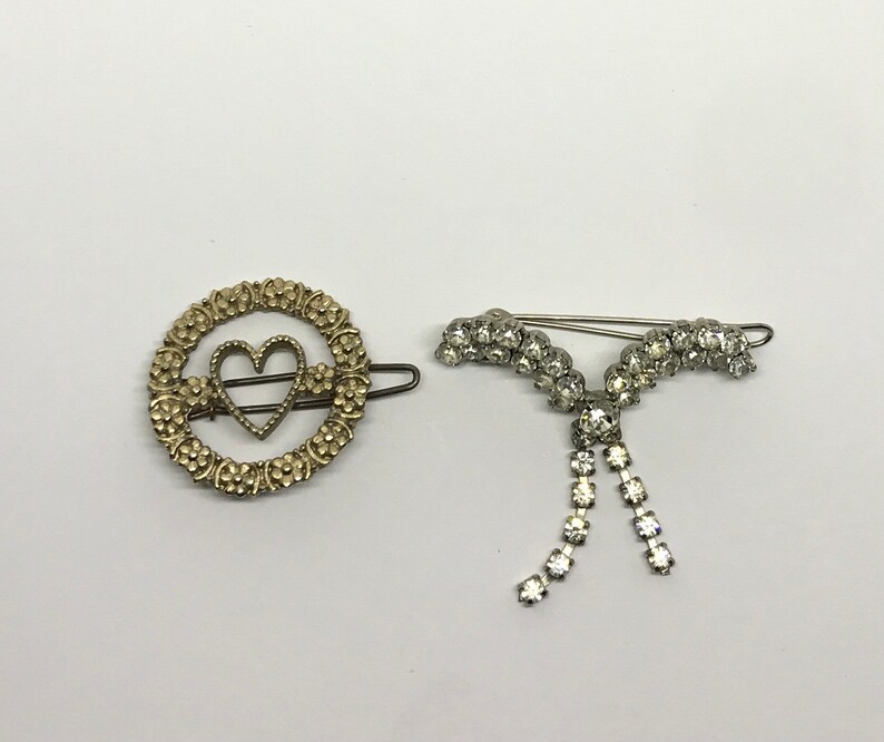 Vintage hair slides