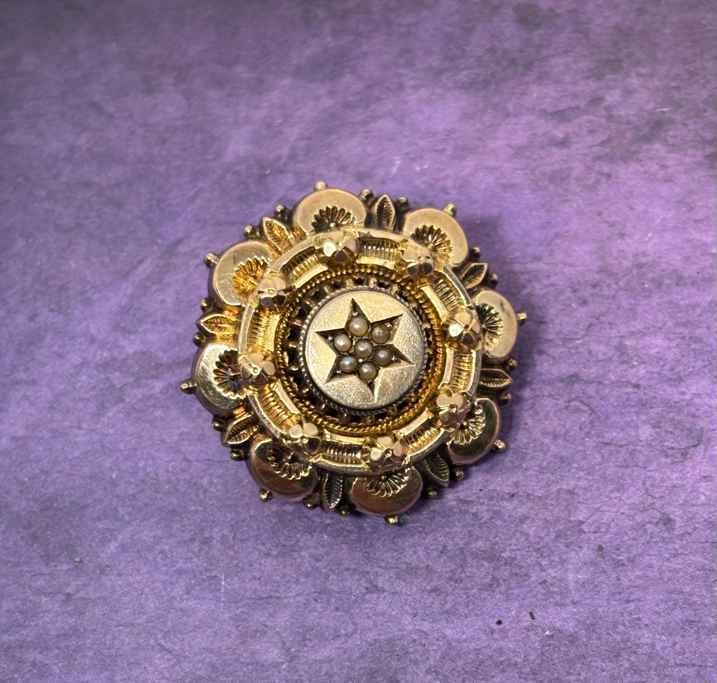 Un Pins Insigne de Broche Arche Royale Triple Tau & Écusson Maçonnique