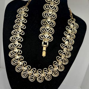 Corocraft demi parure necklace,  bracelet and earrings set
