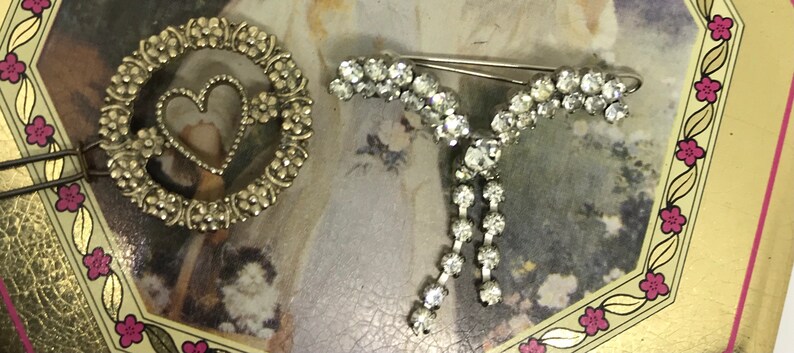 Vintage hair slides