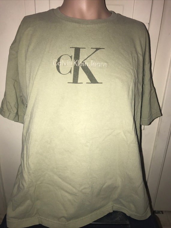 Vintage 90’s Calvin Klein Forest Green Shirt. - image 1