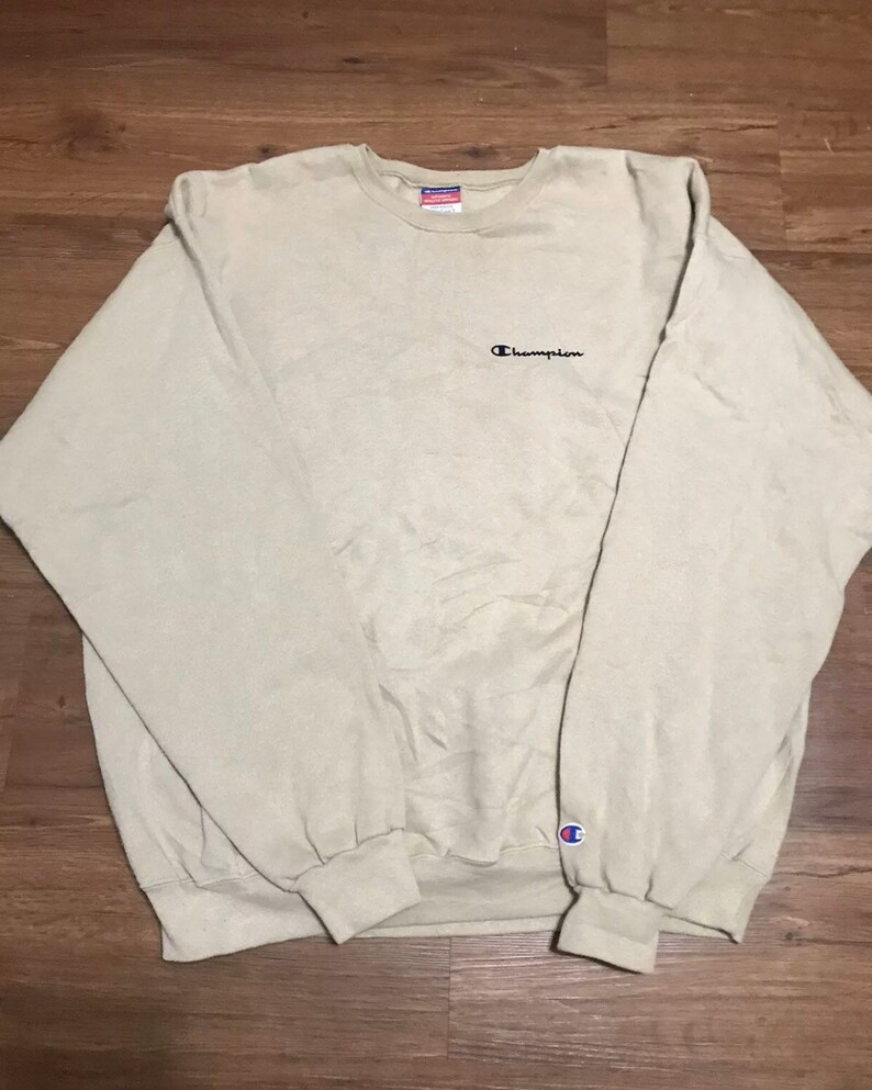 Vintage Champion Tan Sweater
