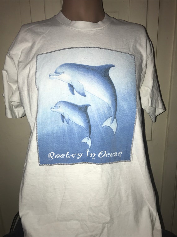 Vintage 90’s Human-I-Tees ‘Poetryin Ocean’ Dolphin