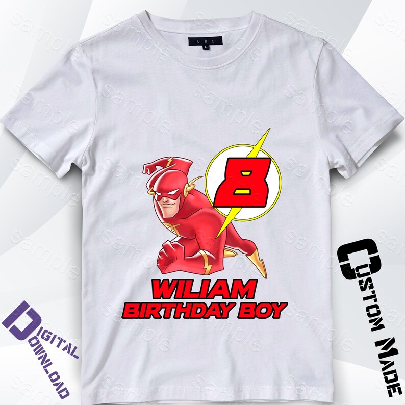 the flash birthday shirt