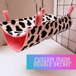 CUSTOM Rat Ferret Tunnel Hammock | Seamless Hanging Tube | Cage Accessories for Rats, ferrets, sugar glider