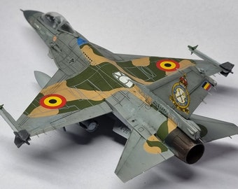 REVELL  Belgium F-16 349 Squadron Built & Painted 1/72 Model Kit