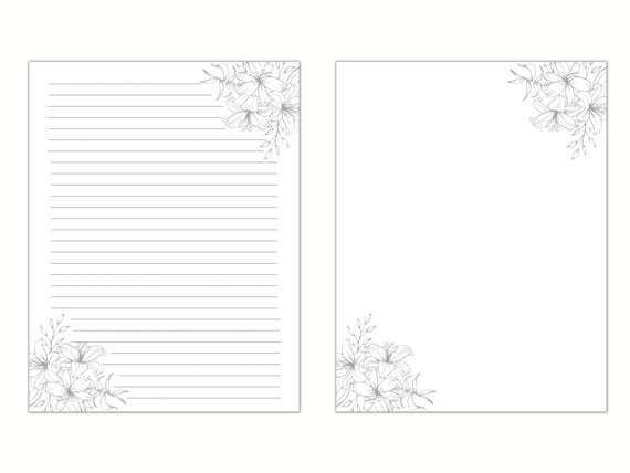 Cute Printable Notebook Paper - FREE DOWNLOAD  Free printable stationery,  Free paper printables, Free printable stationery paper