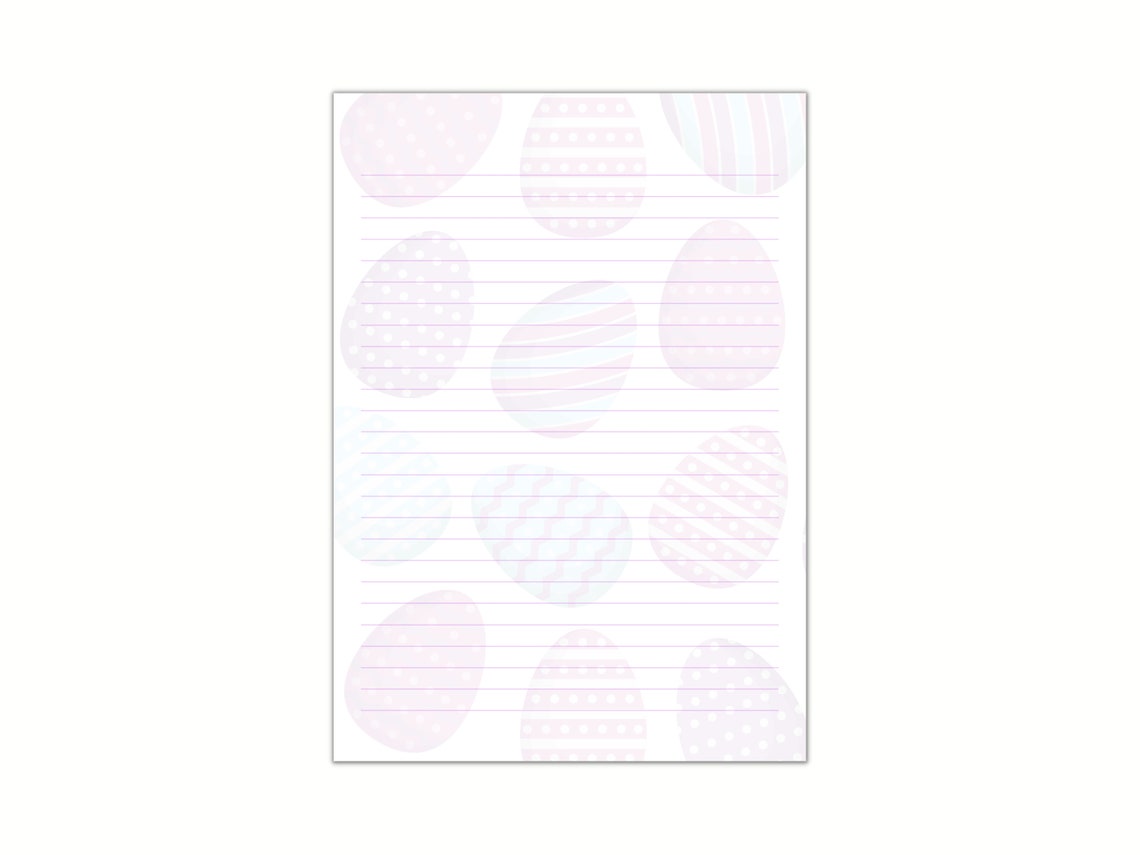 Easter Printable Paper, Printable Paper Easter, Easter Lined Paper ...