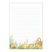 Easter Printable Paper Printable Paper Easter Easter Lined - Etsy