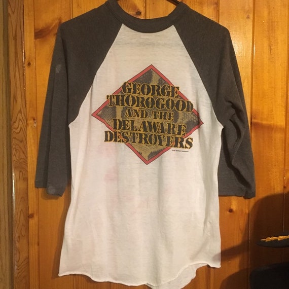 Vintage Soft paper thin George thorogood baseball
