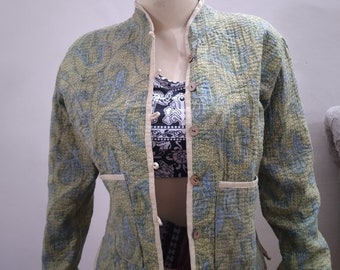 Old Jacket vintage Assortiment Kantha Femmes Veste Boho Handmade Banjara Handwork Print Jacket kantha hand stitch vintage Patchwork Jacket