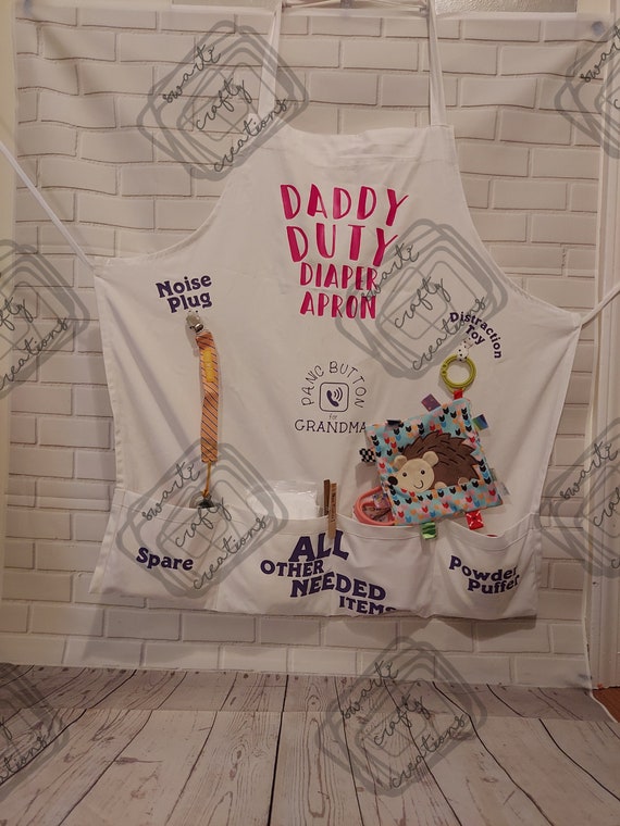 Daddy Diaper Duty Apron | Etsy