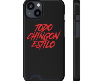 Funda Para Móvil Con Tarjetero - Todo Chingon Estilo