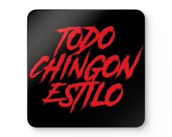 Todo Chingon Estilo Corkwood Coaster Set