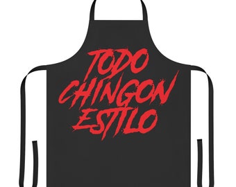 Todo Chingon Estilo Apron, 5-Color Straps (AOP)