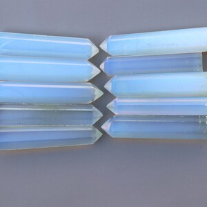 Opalite Pencil Gemstone Wholesale Lot Opalite Crystal Point Opalite Obelisk 30 To 40 mm Making for Jewelry 画像 2