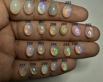 Natural Ethiopian opal Cabochon Gemstone Welo Fire Ethiopian Opal Making For Jewelry Wholesale Price Opal Stone