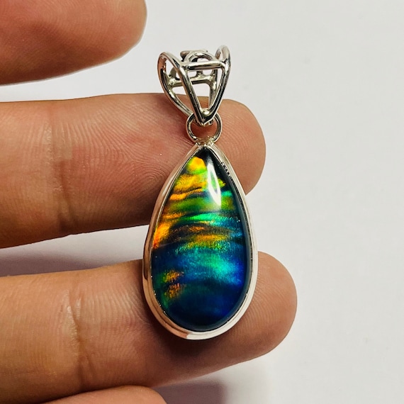 Splendido Ciondolo In Argento Sterling 925 Con Pietra Di Luna - Foto 10