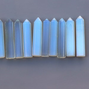 Opalite Pencil Gemstone Wholesale Lot Opalite Crystal Point Opalite Obelisk 30 To 40 mm Making for Jewelry 画像 3