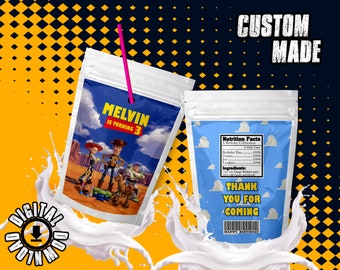 Toy Story Capri Sun Labels, Toy Story Juice Pouch Labels, Toy Story Water Labels, Toy Story Drink Pouch Labels, Digital Files