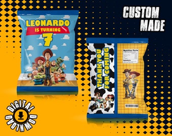 Toy Story Chip Bag Labels, Toy Story Snack Bag Labels, Toy Story Candy Bag Labels, Toy Story Labels, Digital Files