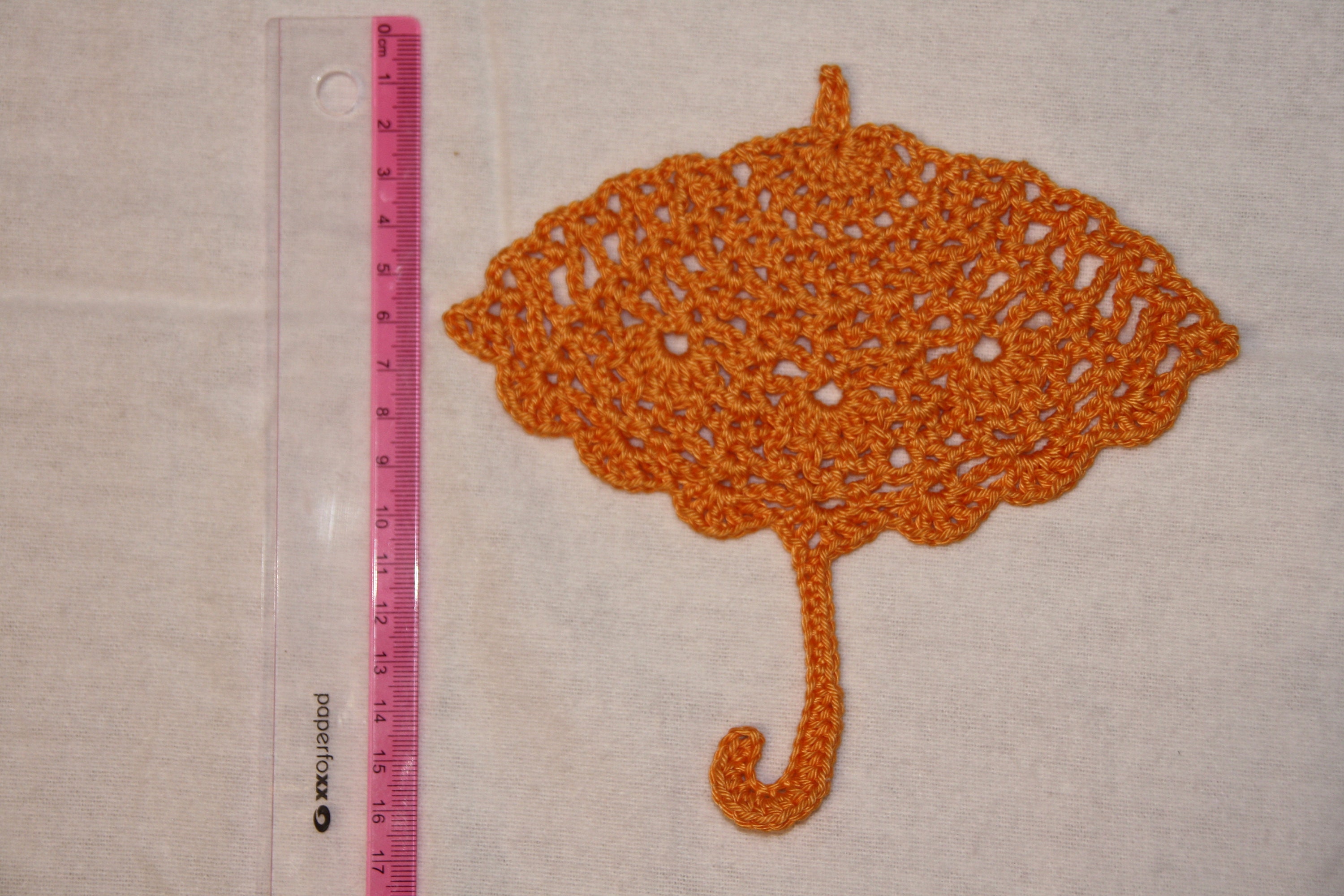 Sombrilla aplicación de ganchillo aplique punta de ganchillo | Etsy