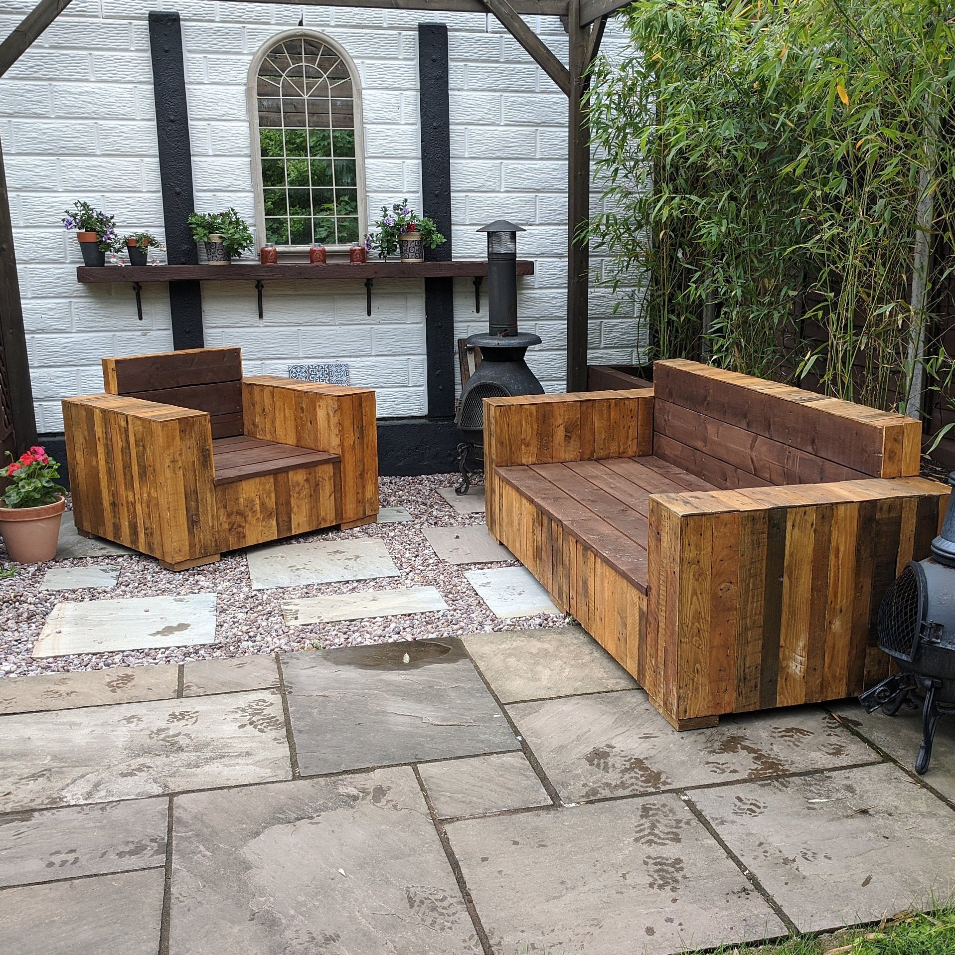 Wooden sofa on sale set low price