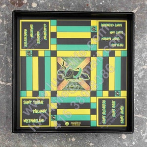 Jamaica 60th Independence Parish Ludi board