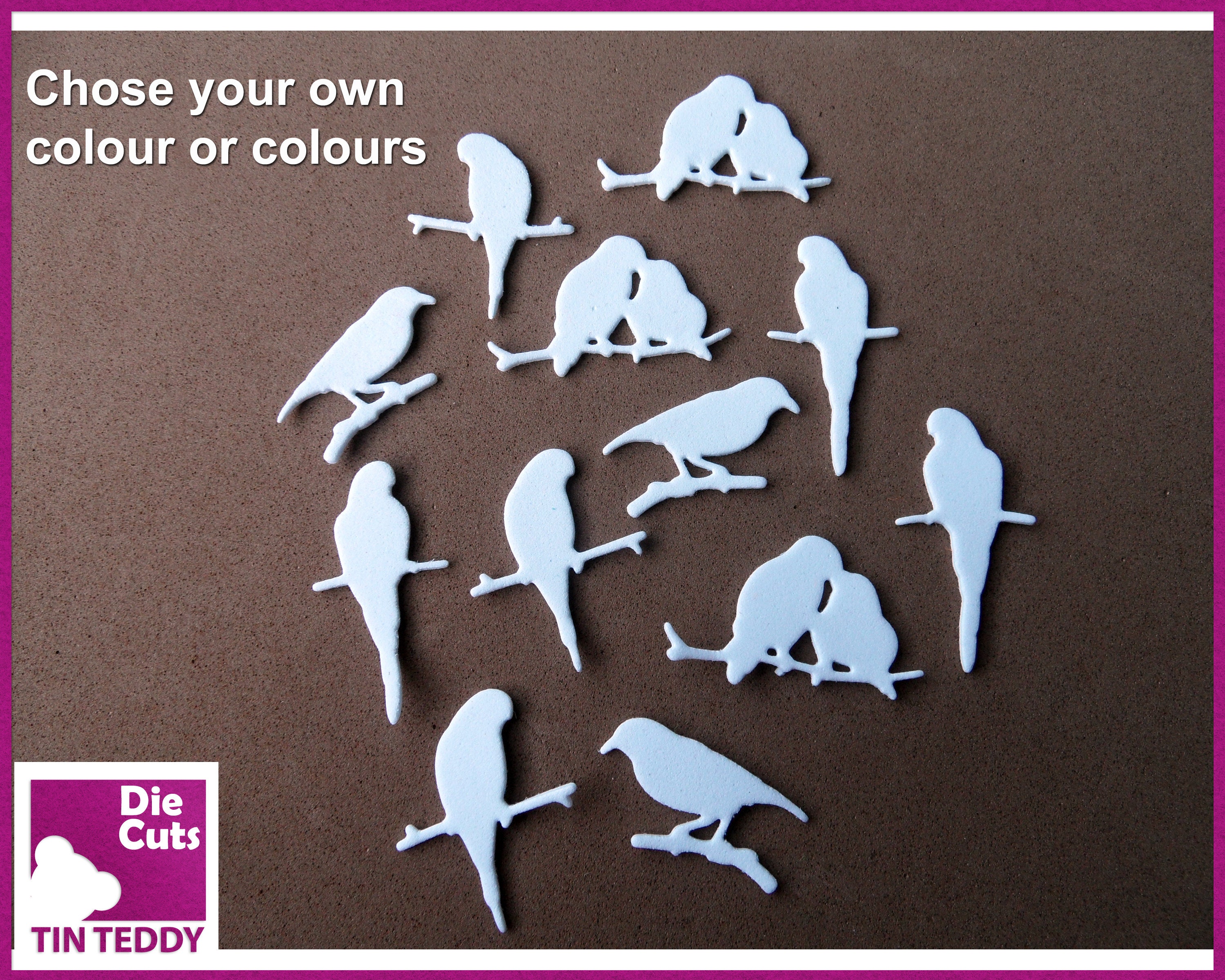 Small Bird Die Cuts Cute Foam Birds for Crafting Bird Etsy UK