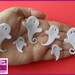 Felt Ghost Die Cuts - Halloween Ghost Embellishments - Spooky Die Cut ...