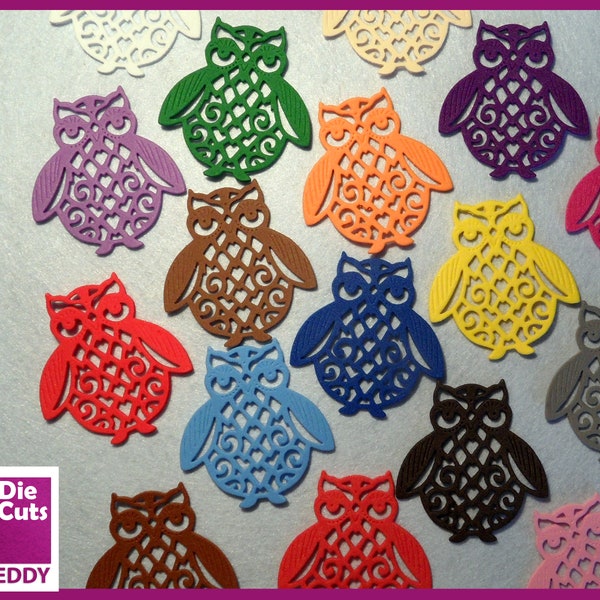 Owl Die Cut Etsy