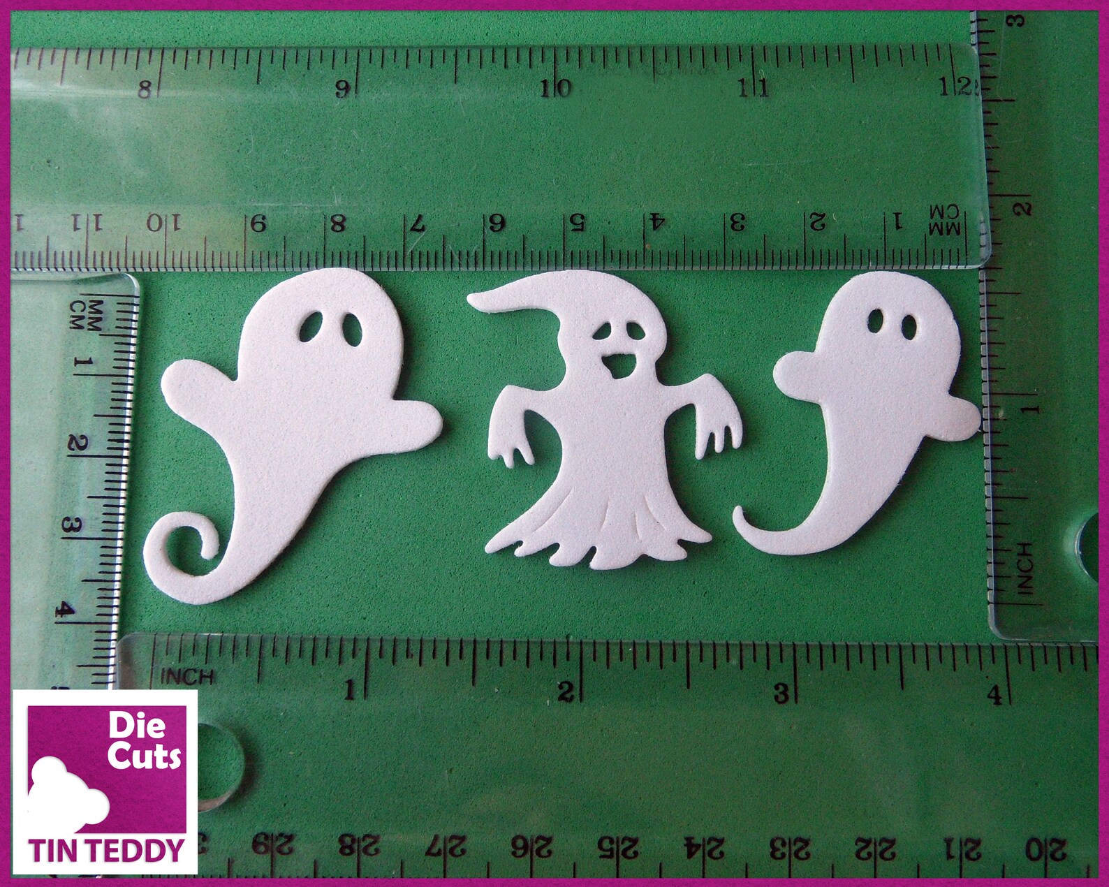 Foam Ghost Die Cuts - Die Cut Ghost Embellishments for Halloween Crafts ...