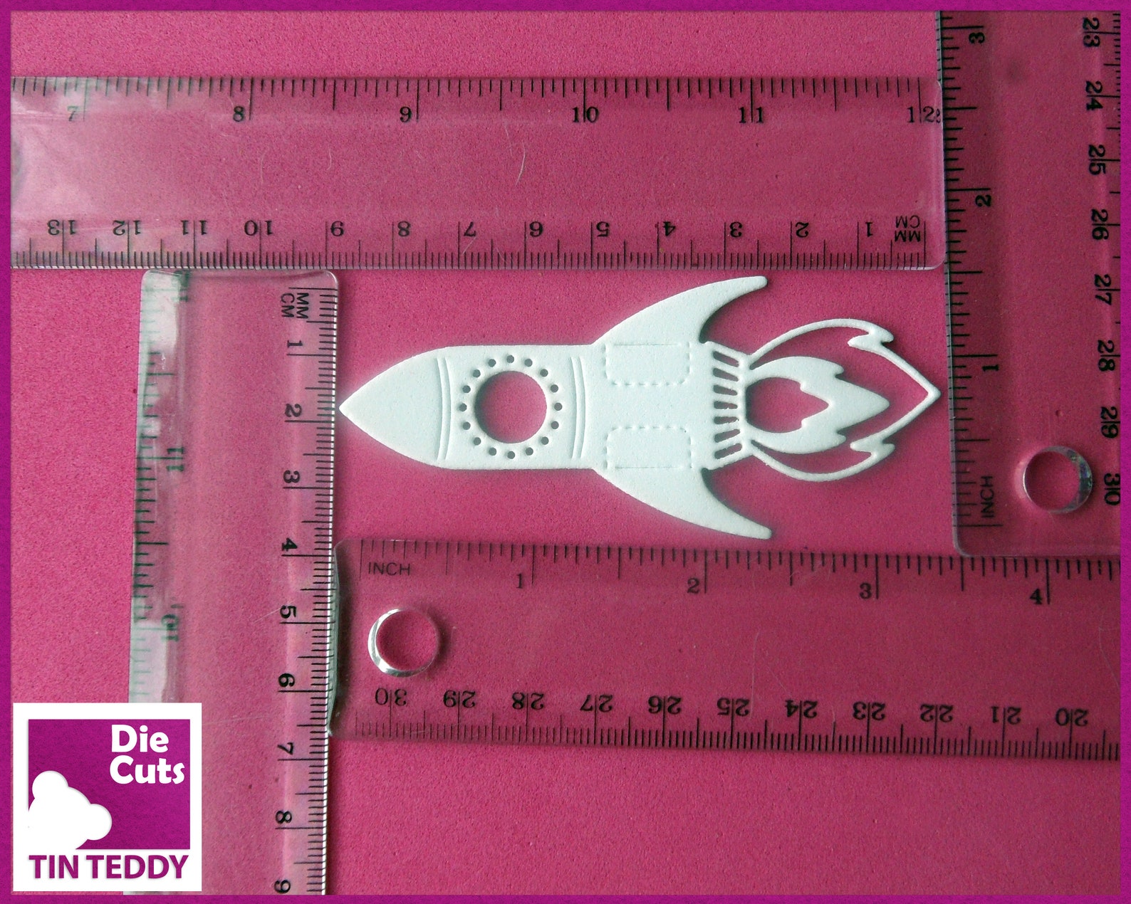 Rocket Ship Die Cuts - Foam Space Ship Embellishments for Crafting. Die ...