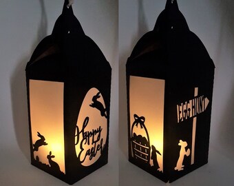 Wesołych Świąt Wielkanocnych Szablon wycinanki z papieru SVG PNG PDF do natychmiastowego pobrania Plik do wycinania papieru Wycinanki 3D Wycinanki 3D Króliczki, polowanie na jajka, króliczek