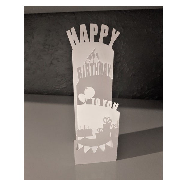 Folded Birthday Card Etsy